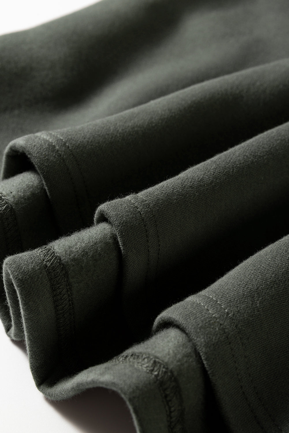 Four Leaf Clover Fleece Lined Adjustable Drawstring Oversize Tunic Hoodie